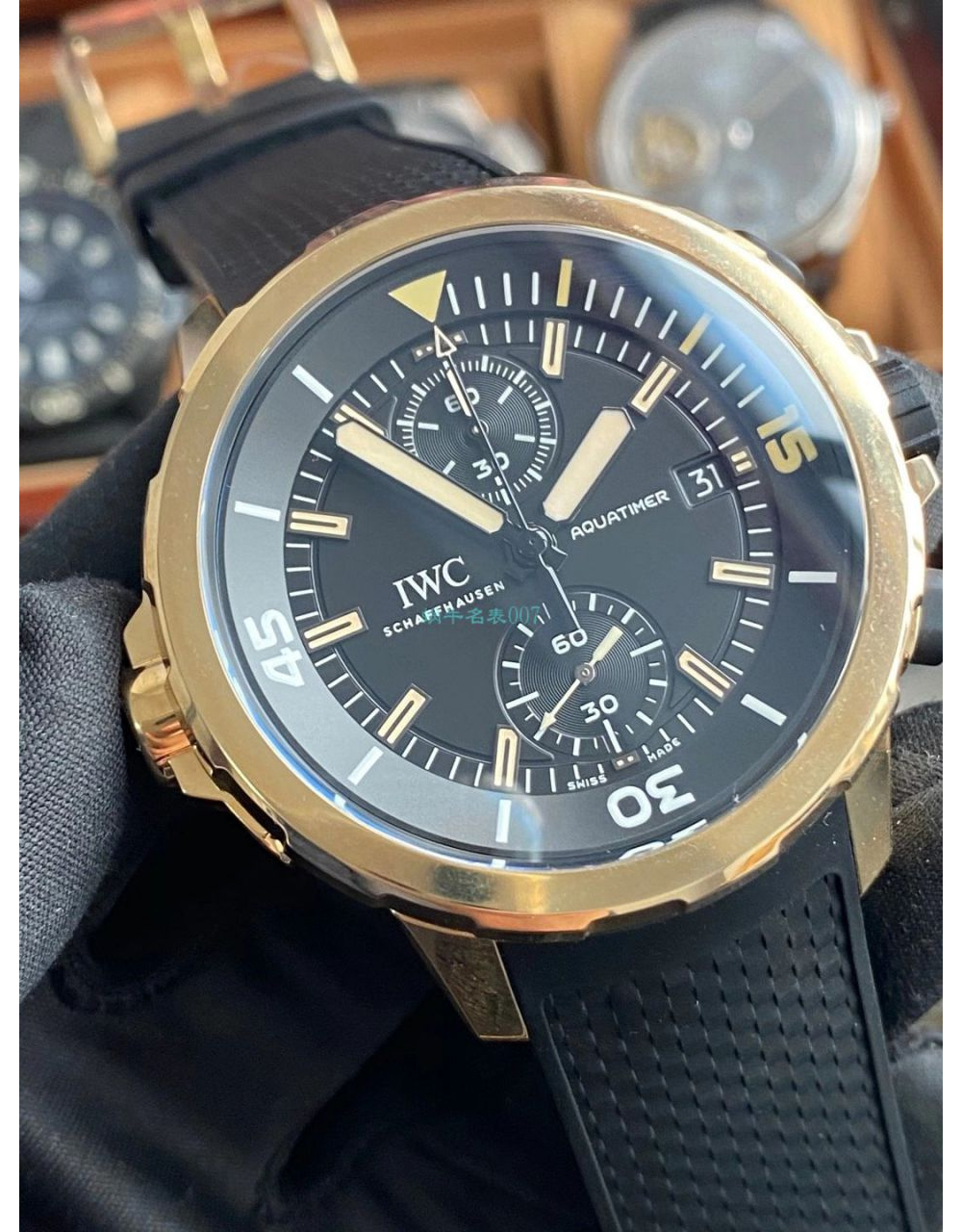 [V6공장] IWC 아쿠아타이머 크로노그래프 엑스페디션 찰스 다윈 에디션 [44mm]